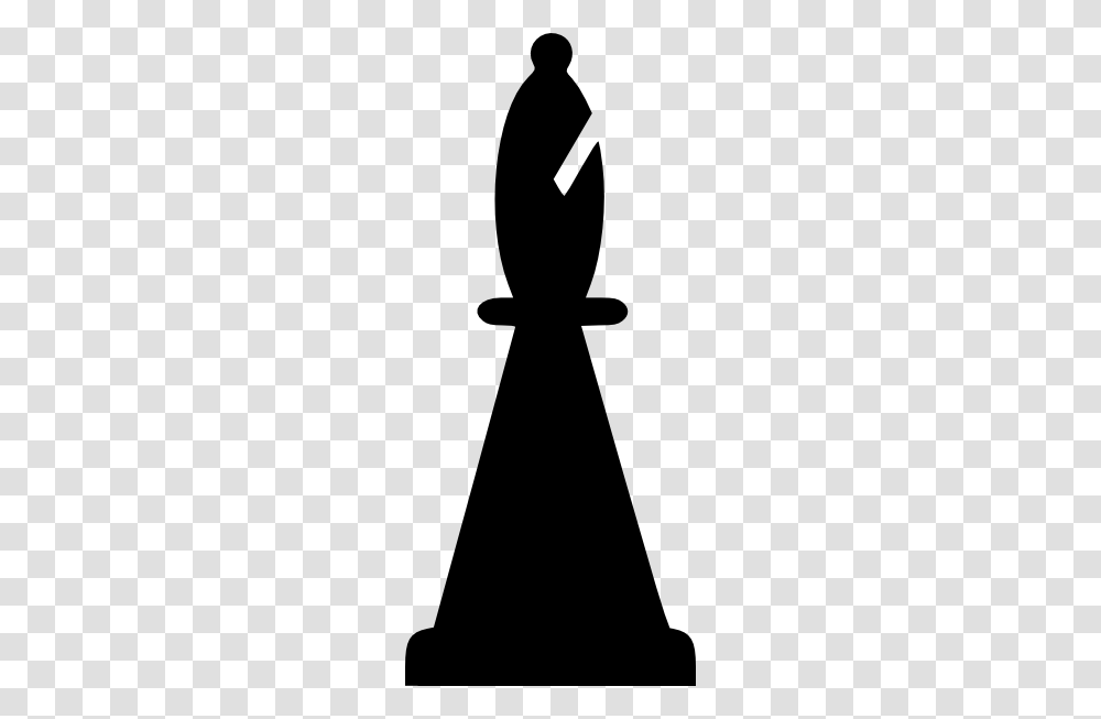 Black Bishop Chess Piece Clip Art, Silhouette, Stencil, Person, Human Transparent Png