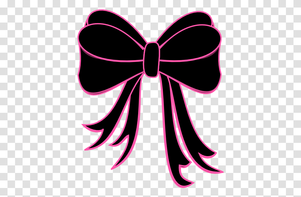 Black Bow Clipart Free Download Black And Pink Ribbon Clipart, Sunglasses, Accessories, Accessory, Pattern Transparent Png
