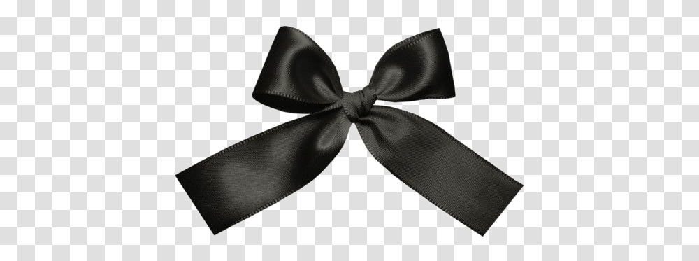 Black Bow Ribbon Image Black Ribbon Bow, Tie, Accessories, Accessory, Necktie Transparent Png