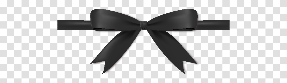 Black Bow Ribbon Image With Black Bow Ribbon, Tie, Accessories, Accessory, Necktie Transparent Png
