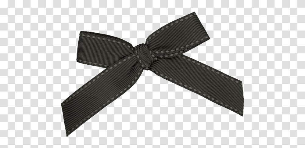 Black Bow Ribbon Pic Ribbon Black Knot, Strap, Belt, Accessories, Accessory Transparent Png