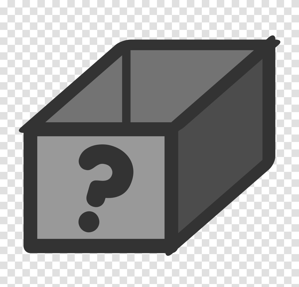 Black Box Large Size, Number, Mailbox Transparent Png