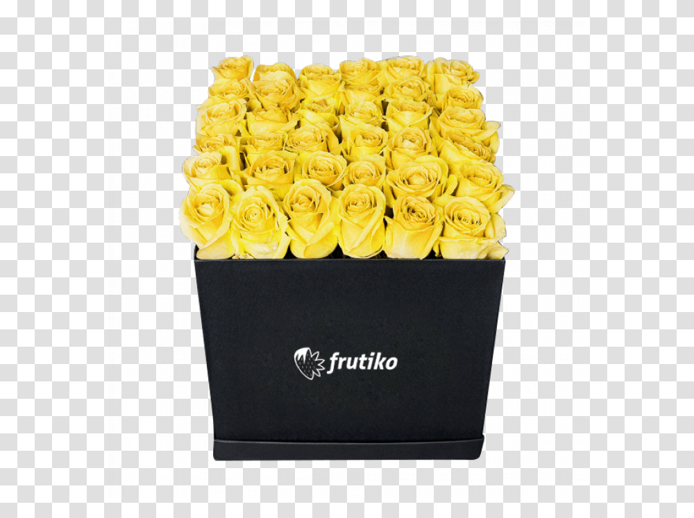 Black Box Of Yellow Roses Yellow Roses In A Box, Plant, Flower, Blossom, Flower Arrangement Transparent Png