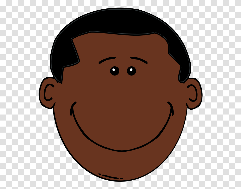 Black Boy Black Man Face Clipart, Head, Bowl Transparent Png