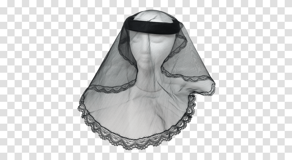 Black Bridal Veil, Apparel, Blouse, Person Transparent Png