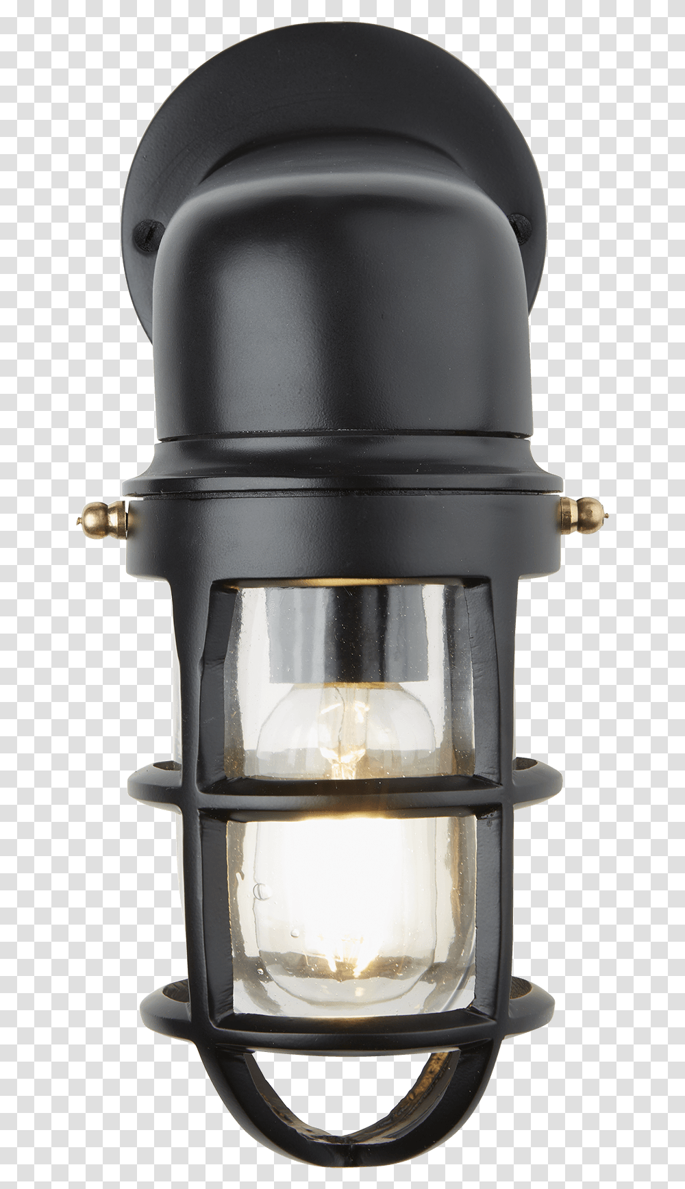 Black Bulkhead Cage Light, Mixer, Appliance, Lantern, Lamp Transparent Png