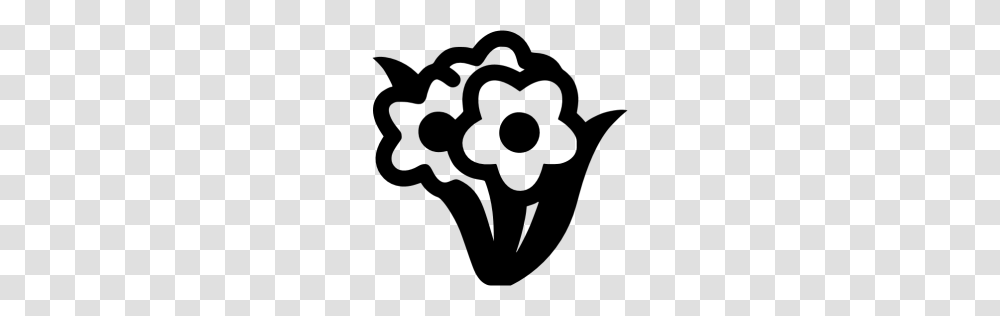 Black Bunch Flowers Icon, Gray, World Of Warcraft Transparent Png