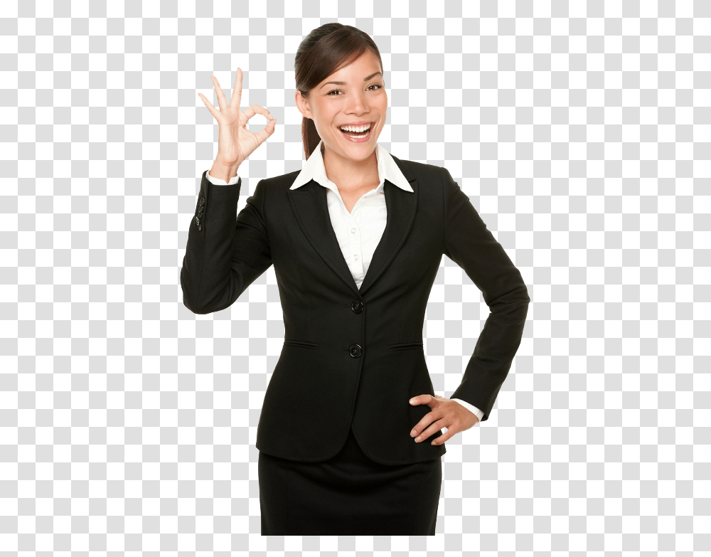 Black Business Woman, Suit, Overcoat, Person Transparent Png