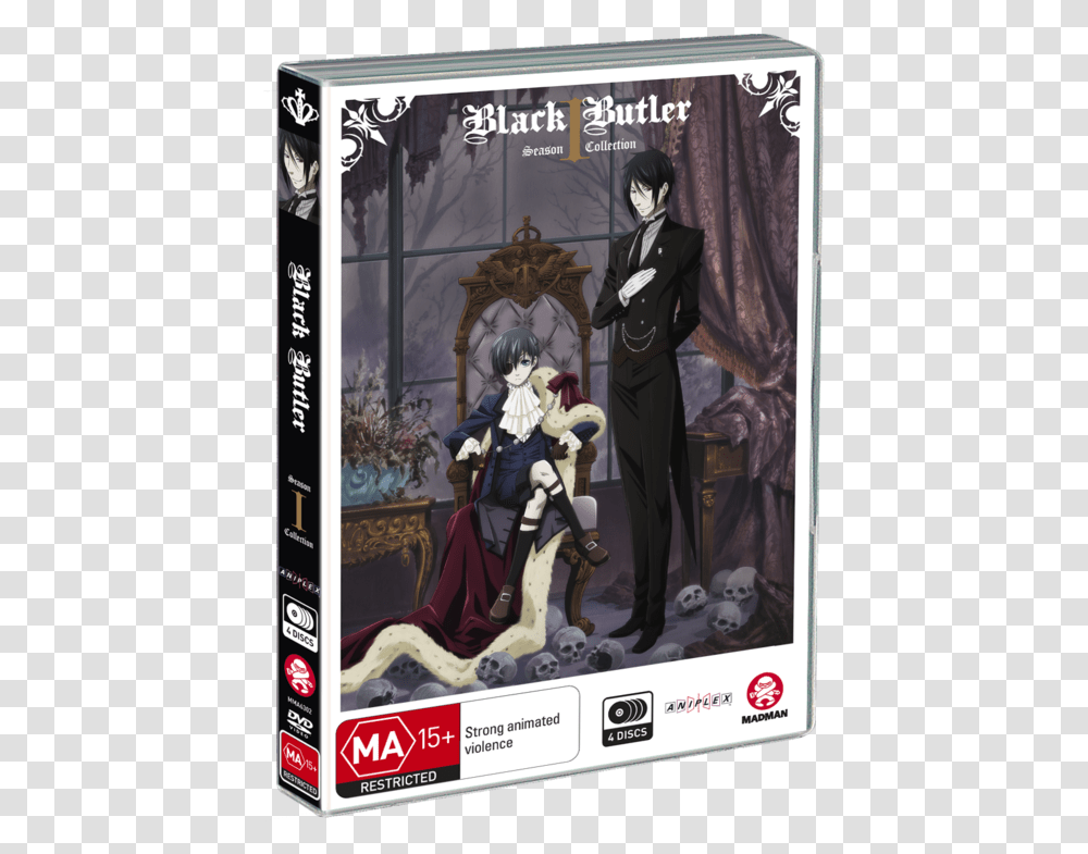 Black Butler Complete Season 1 Dvd Black Butler In Love With Ciel, Poster, Advertisement, Person, Human Transparent Png