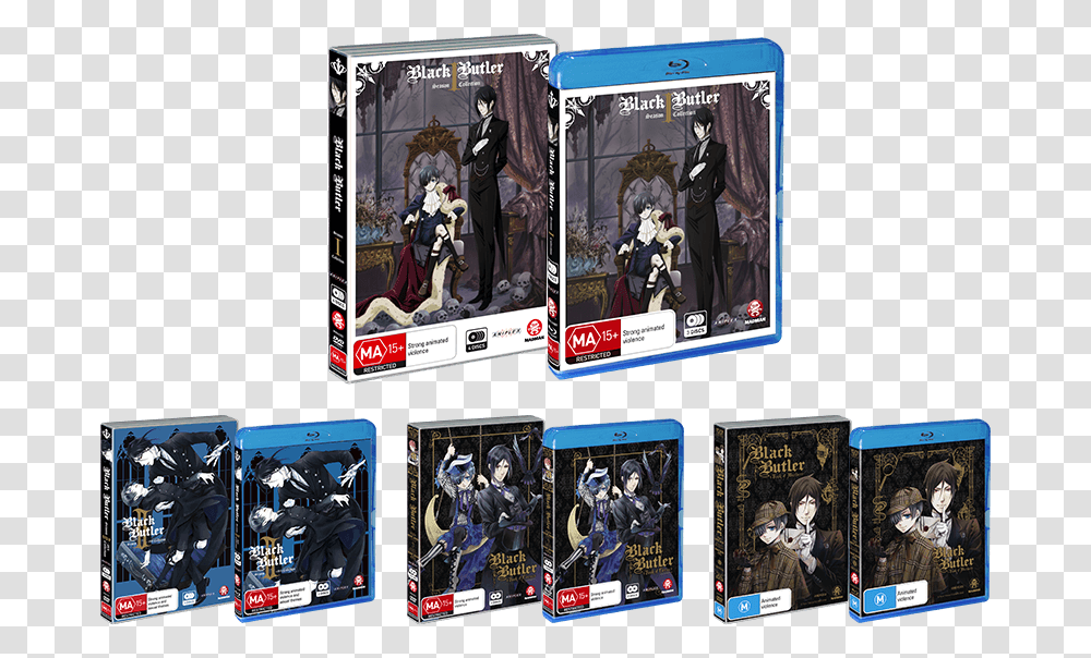 Black Butler, Disk, Dvd, Person, Human Transparent Png