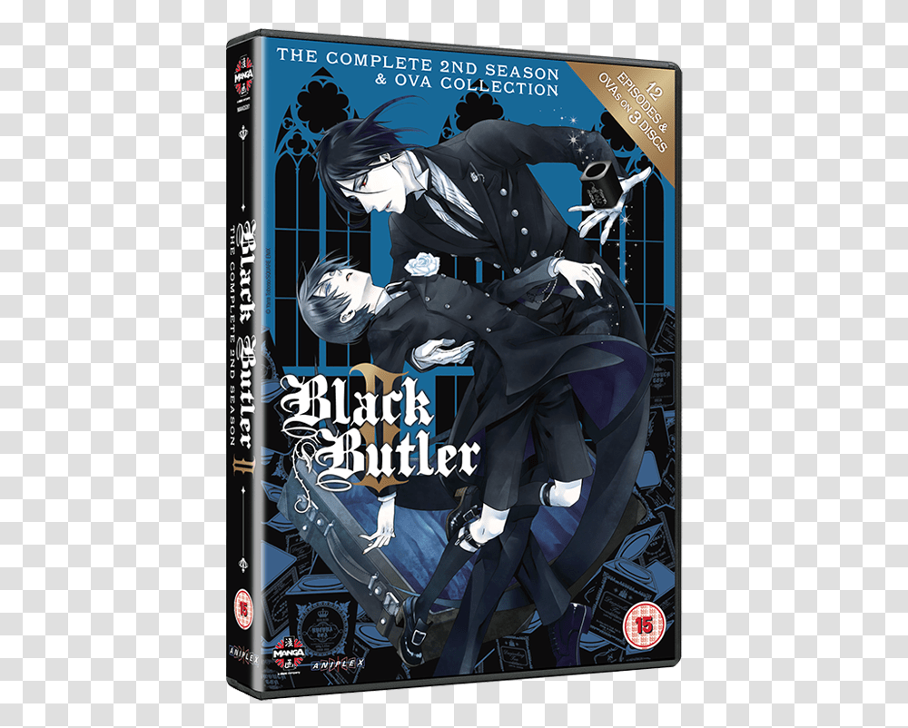 Black Butler The Complete Second Season Black Butler Anime Cover, Person, Human, Poster, Advertisement Transparent Png