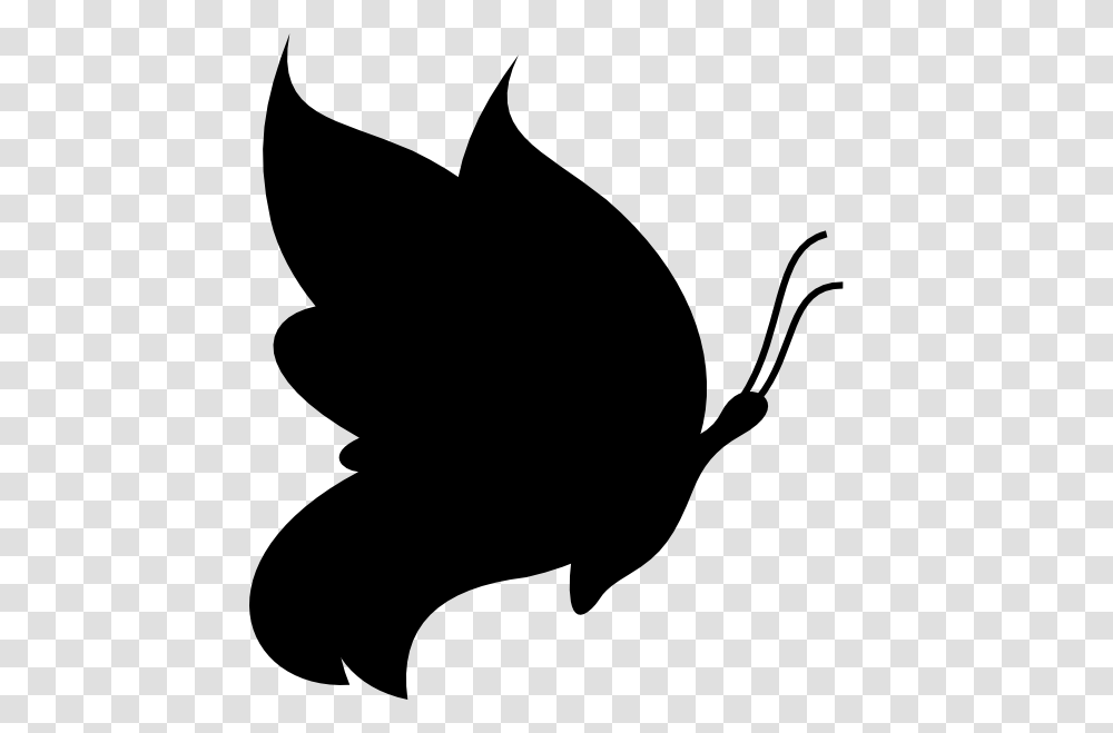 Black Butterfly Clip Art, Silhouette, Stencil, Person, Human Transparent Png