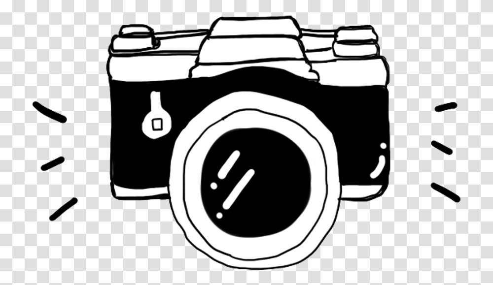 Black Camera Soda Suta Camera Caricature, Electronics, Digital Camera, Blow Dryer, Appliance Transparent Png