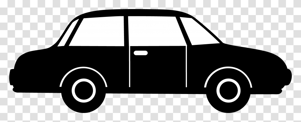 Black Car Silhouette Car Black Clipart, Van, Vehicle, Transportation, Caravan Transparent Png