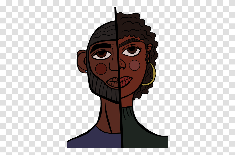 Black Cartoon, Head, Face, Portrait, Photography Transparent Png