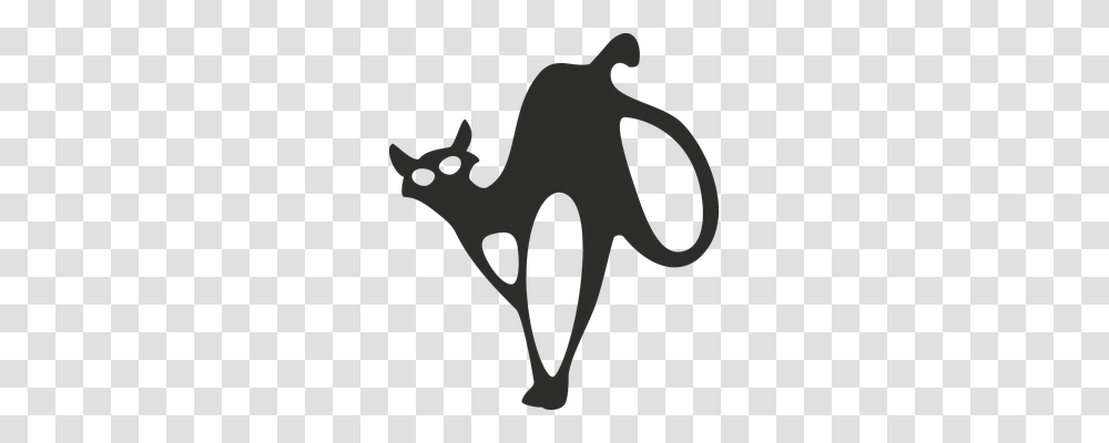 Black Cat Animals, Statue, Sculpture, Mammal Transparent Png