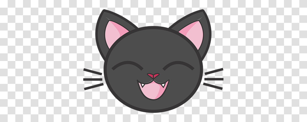 Black Cat Emotion, Mouth, Lip, Tongue Transparent Png