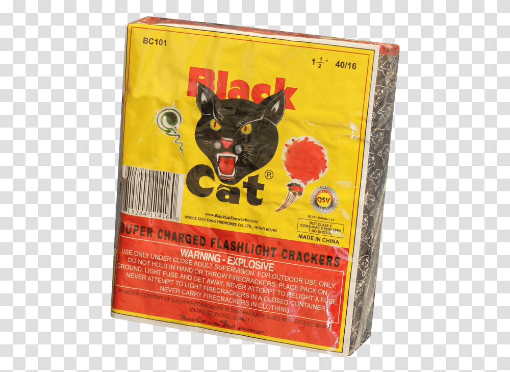 Black Cat 4016 Black Cat Fireworks, Advertisement, Poster, Pet, Mammal Transparent Png