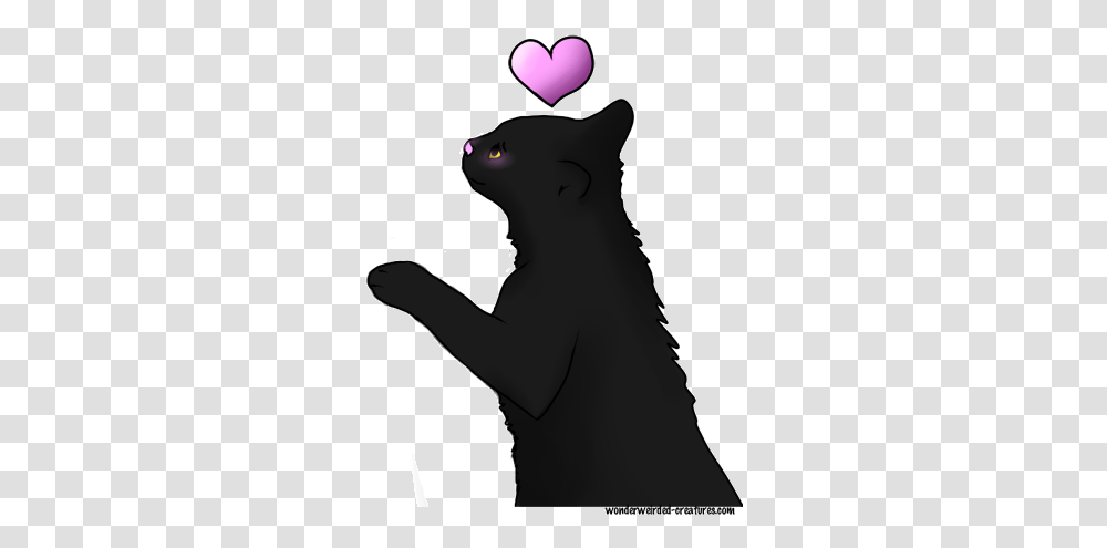 Black Cat Cartoon Valentine Cartoonecho's Cute Lovely, Silhouette, Pet, Mammal, Animal Transparent Png