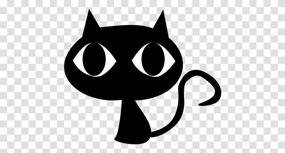 Black Cat Clip Arts Cute Black Cat Vector, Moon, Outer Space, Night, Astronomy Transparent Png