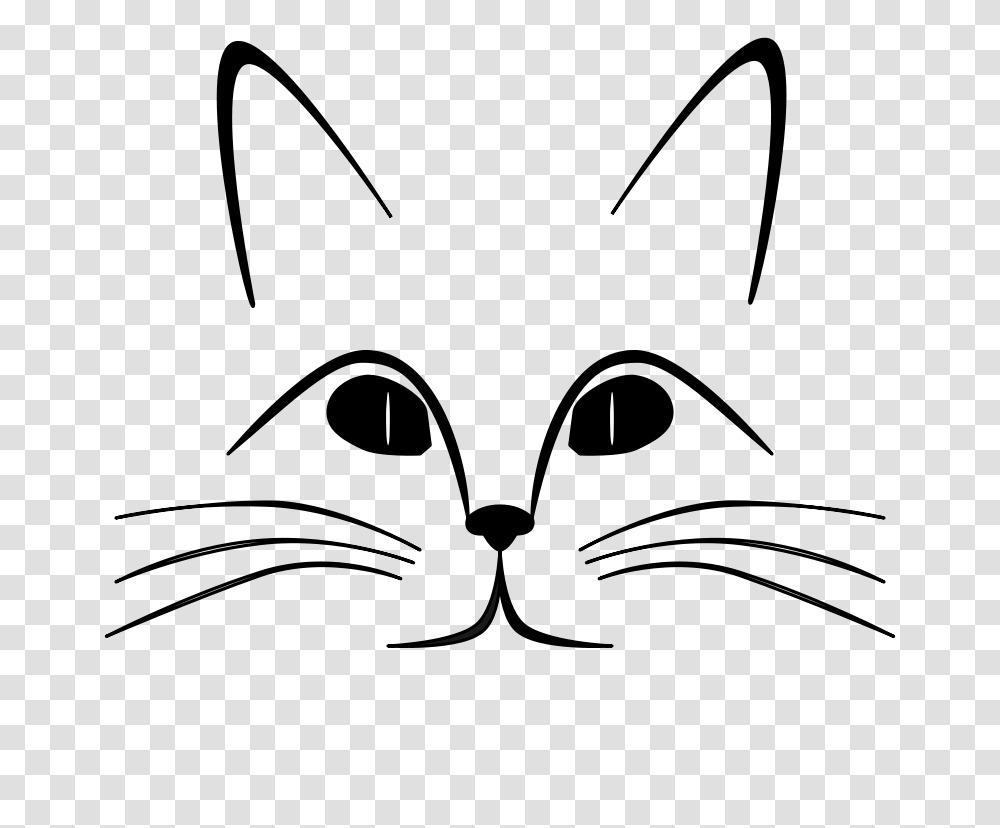 Black Cat Clipart Cat Head, Alphabet, Number Transparent Png