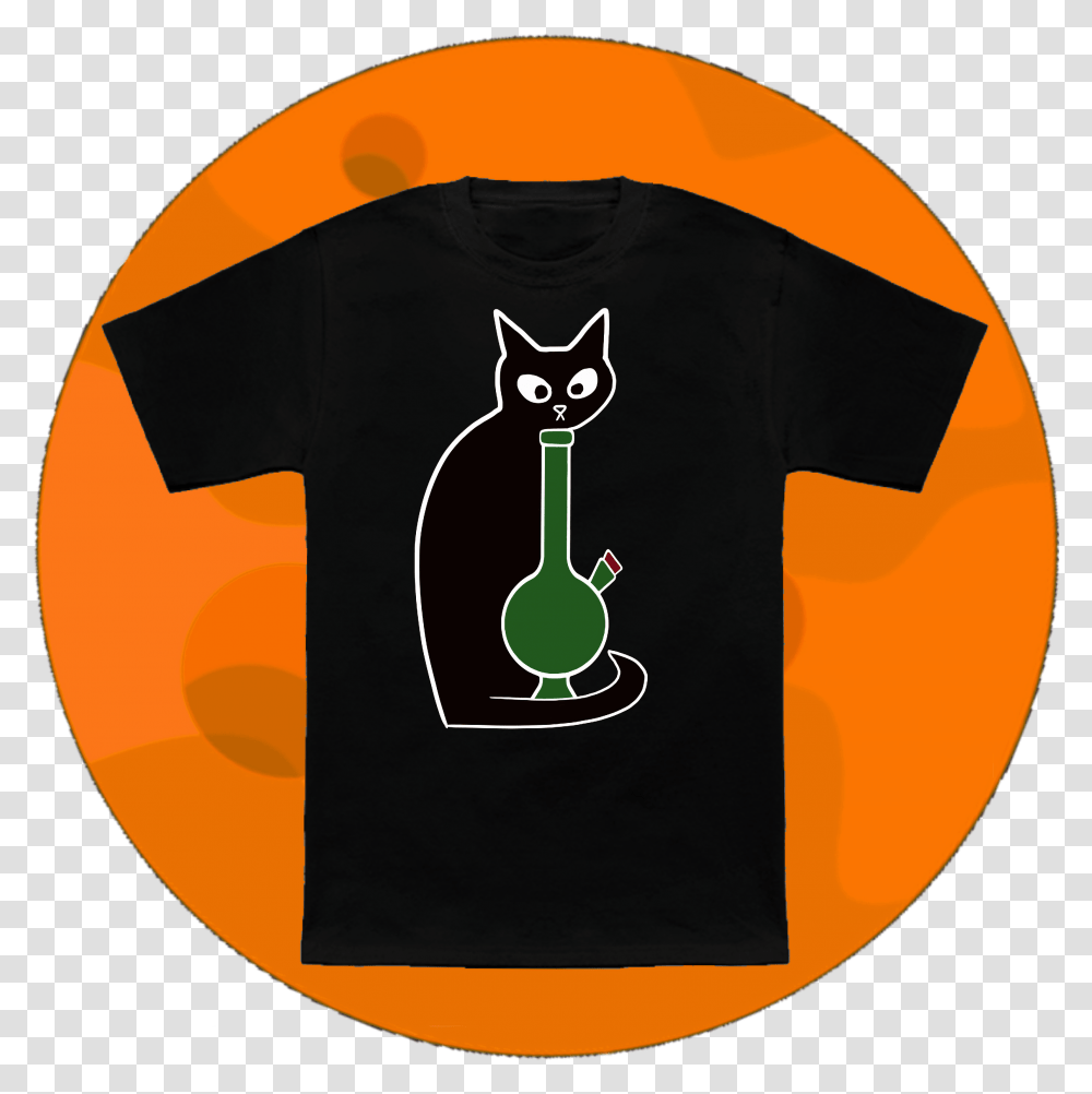 Black Cat, Apparel, T-Shirt, Pet Transparent Png