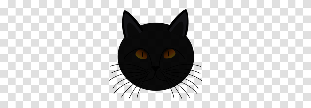 Black Cat Face Clip Art, Pet, Mammal, Animal Transparent Png