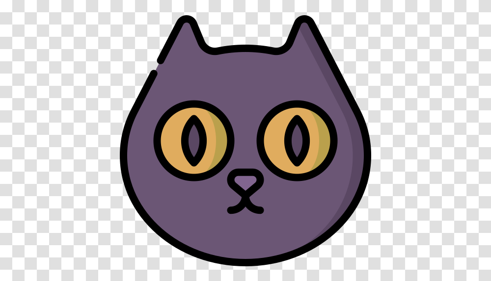 Black Cat Free Halloween Icons Dot, Text, Number, Symbol, Alphabet Transparent Png