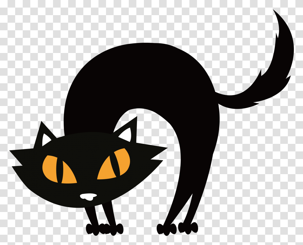 Black Cat Graphics Free Black Cats For Halloween, Mammal, Animal, Pet, Wildlife Transparent Png