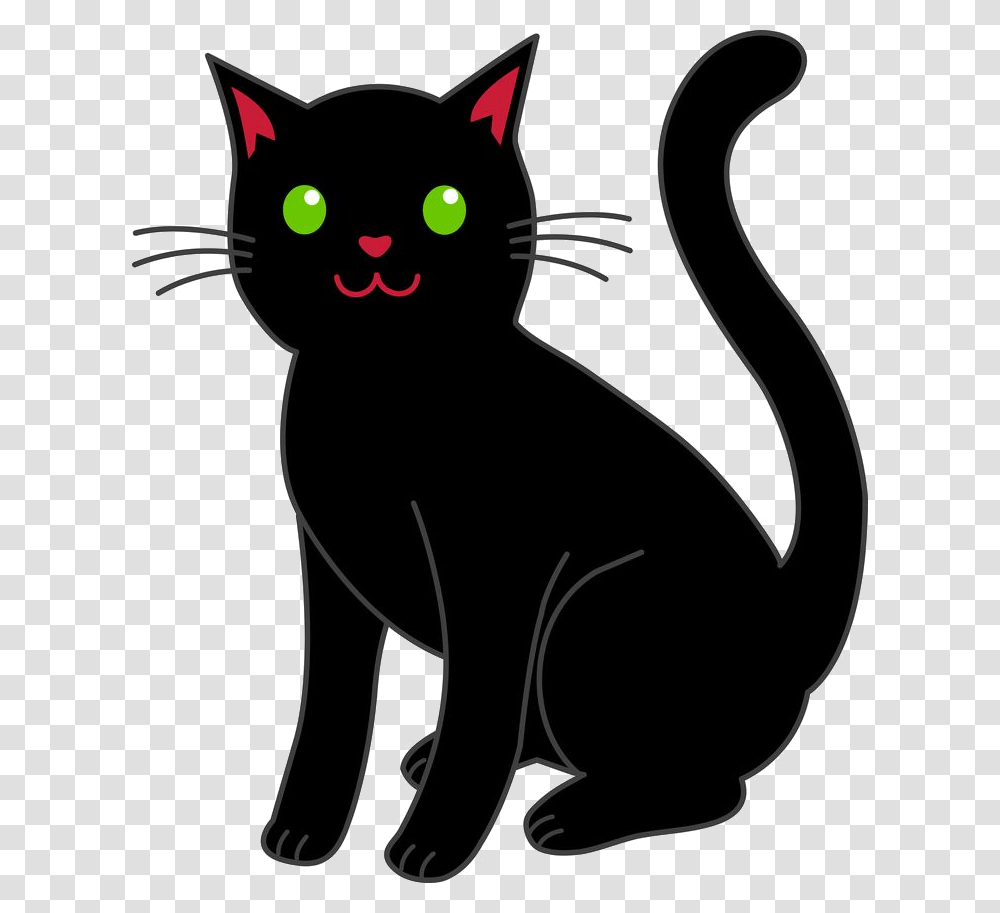 Black Cat Halloween Cats Clip Art Clipart Photo Halloween Black Cat Clip Art, Pet, Mammal, Animal Transparent Png