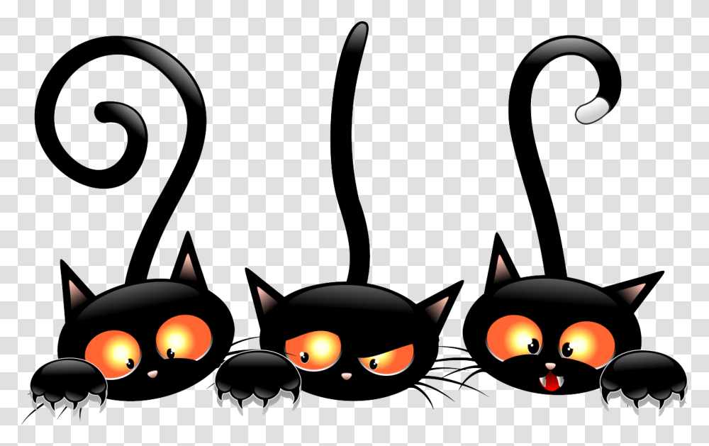 Black Cat Kitten Halloween Clip Art Cartoon Halloween Cat, Stencil, Animal, Penguin, Bird Transparent Png