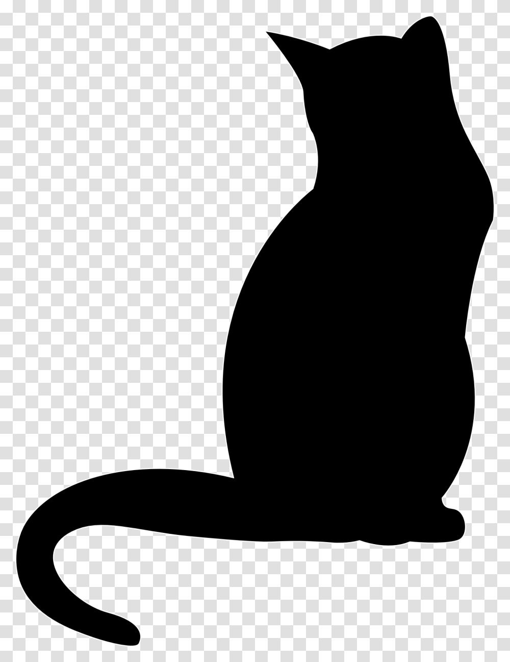 Black Cat Kitten Polydactyl Cat Clip Art Vector Black Cat, Silhouette, Pet, Animal, Baseball Cap Transparent Png