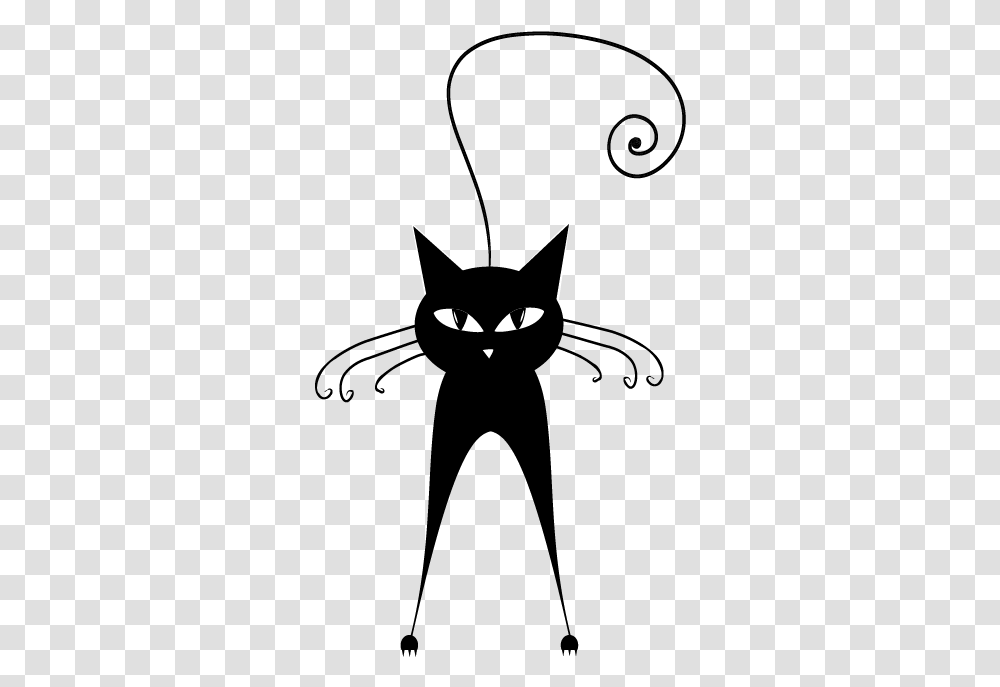 Black Cat Kitten Silhouette Clip Art, Batman Logo, Trademark Transparent Png