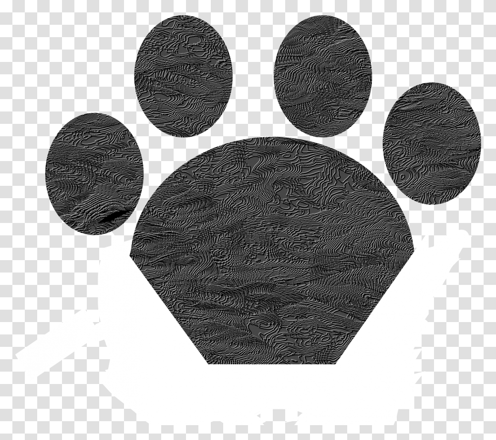 Black Cat Paw Clip Arts Domestication Symbol, Rug, Drawing, Chair Transparent Png