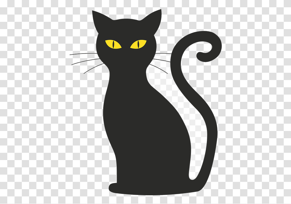Black Cat Silhouette Black Cat Clipart, Pet, Mammal, Animal, Egyptian Cat Transparent Png