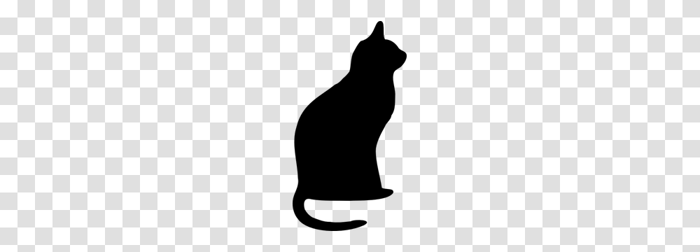 Black Cat Silhouette Clip Art Free, Gray, World Of Warcraft Transparent Png