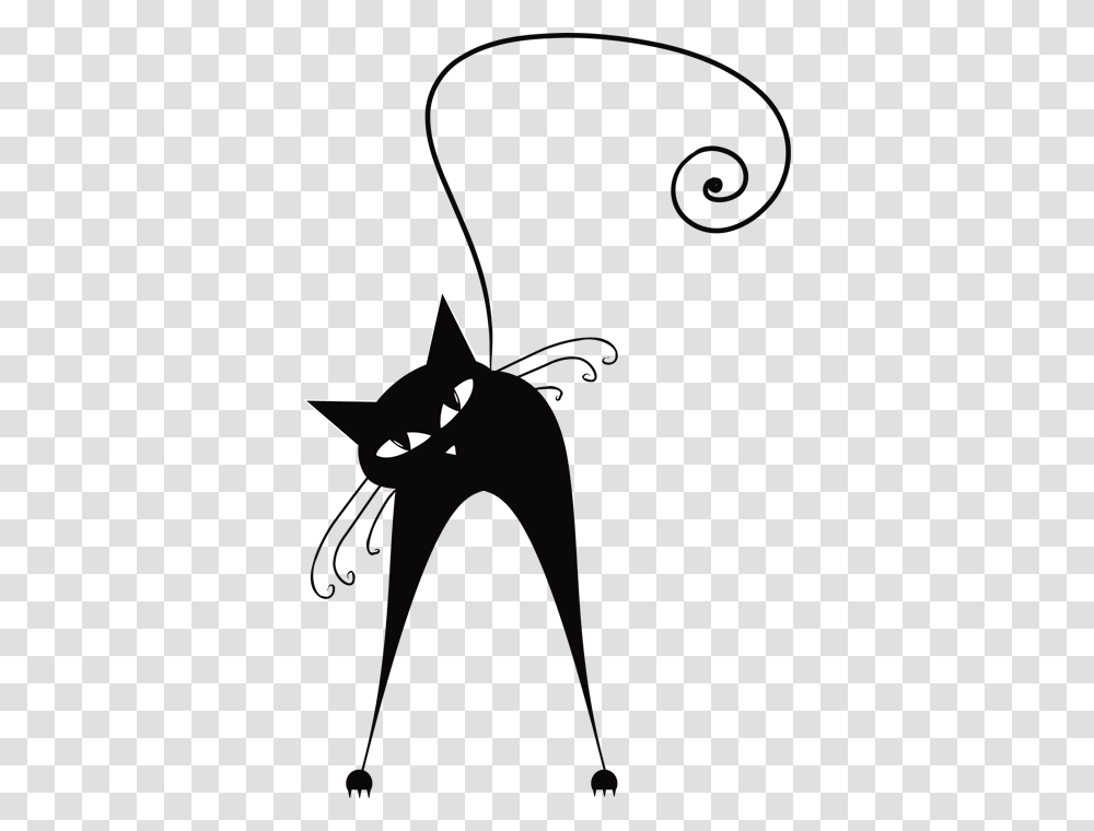 Black Cat Silhouette Download, Cross, Recycling Symbol Transparent Png