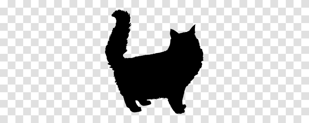 Black Cat Silhouette Drawing, Gray, World Of Warcraft Transparent Png