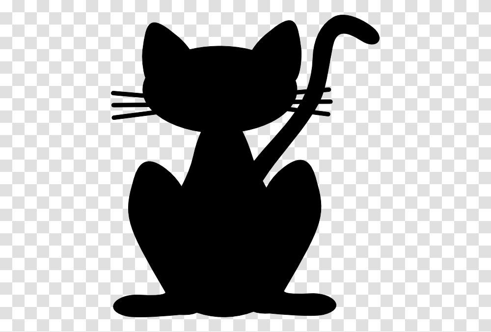 Black Cat Silhouette, Gray, World Of Warcraft Transparent Png