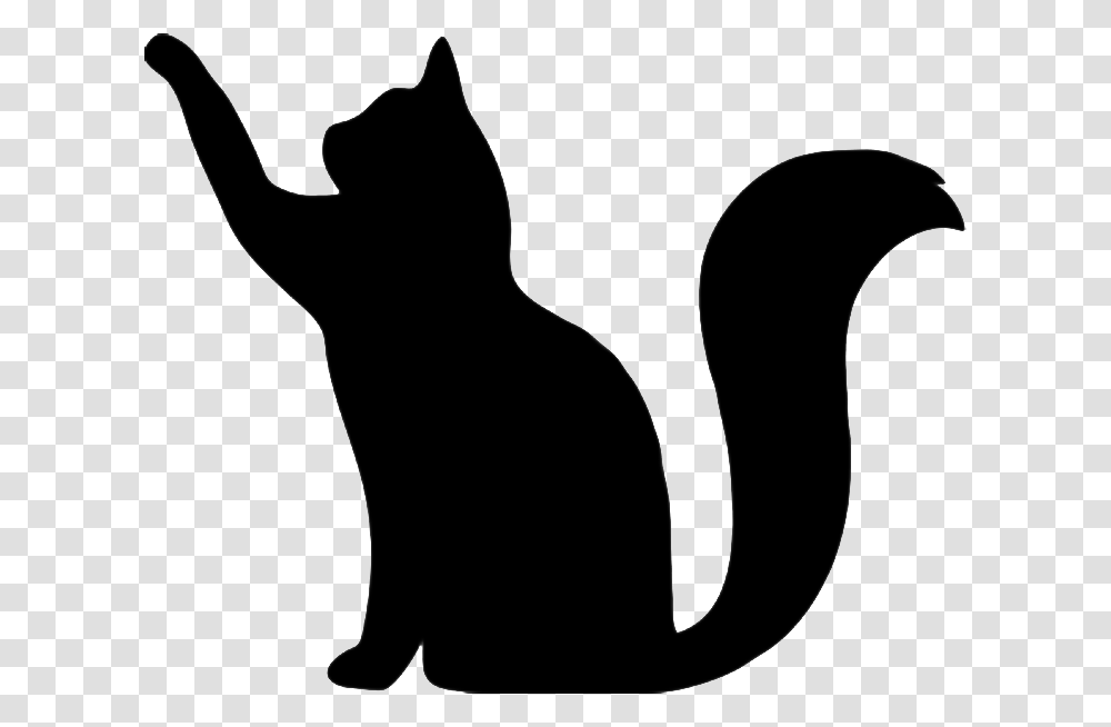 Black Cat Stencil Silhouette Image The Royal Garden, Mammal, Animal, Pet, Egyptian Cat Transparent Png