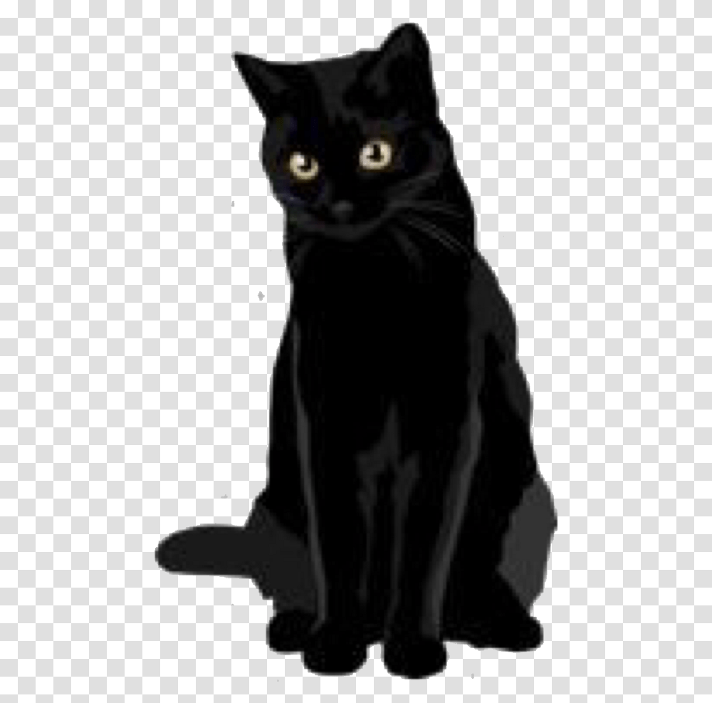 Black Cat Stickers, Pet, Mammal, Animal, Silhouette Transparent Png