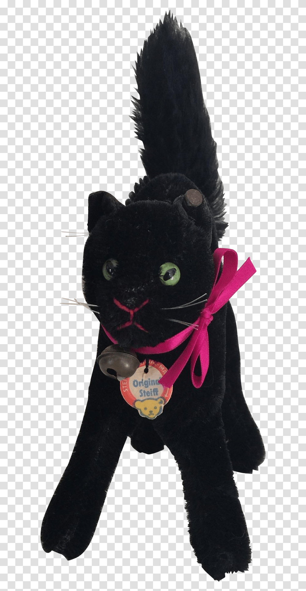 Black Cat, Toy, Mammal, Animal Transparent Png