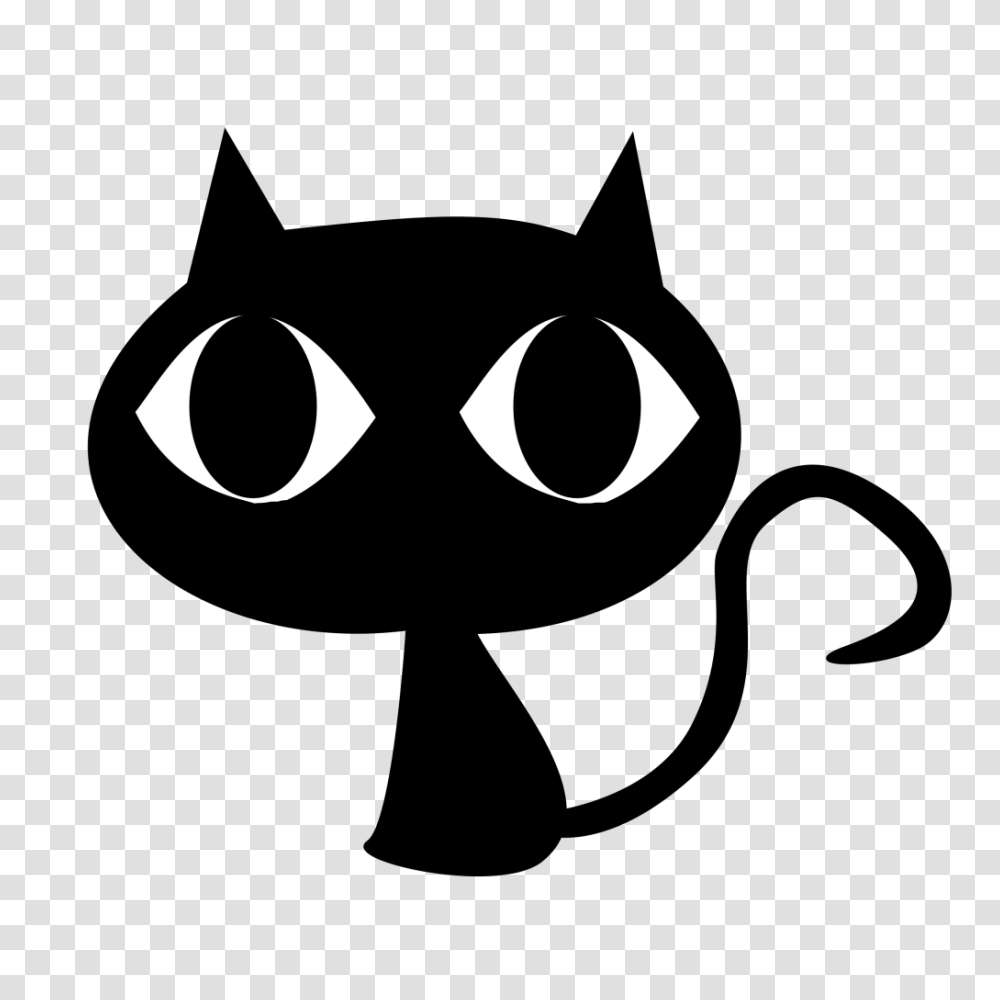 Black Cat Vector Clipart, Moon, Outer Space, Night, Astronomy Transparent Png