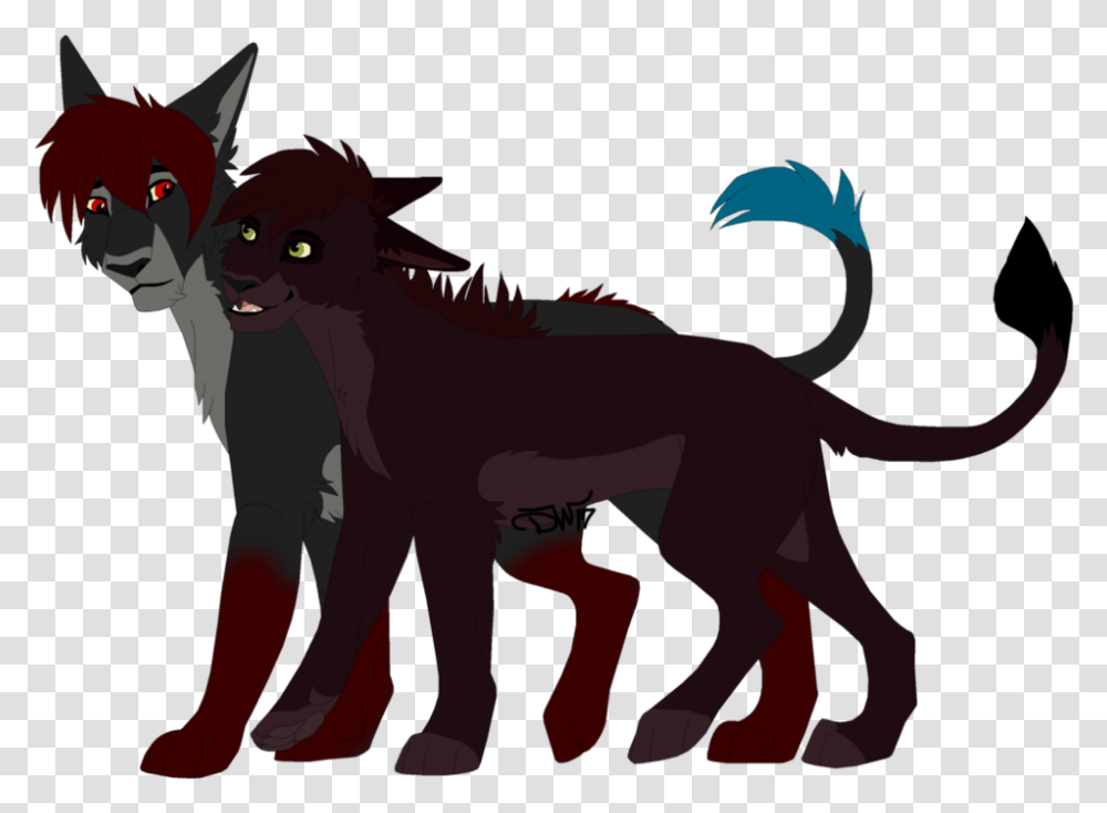 Black Cat Whiskers Demon Canidae Wolf, Mammal, Animal, Wildlife, Horse Transparent Png