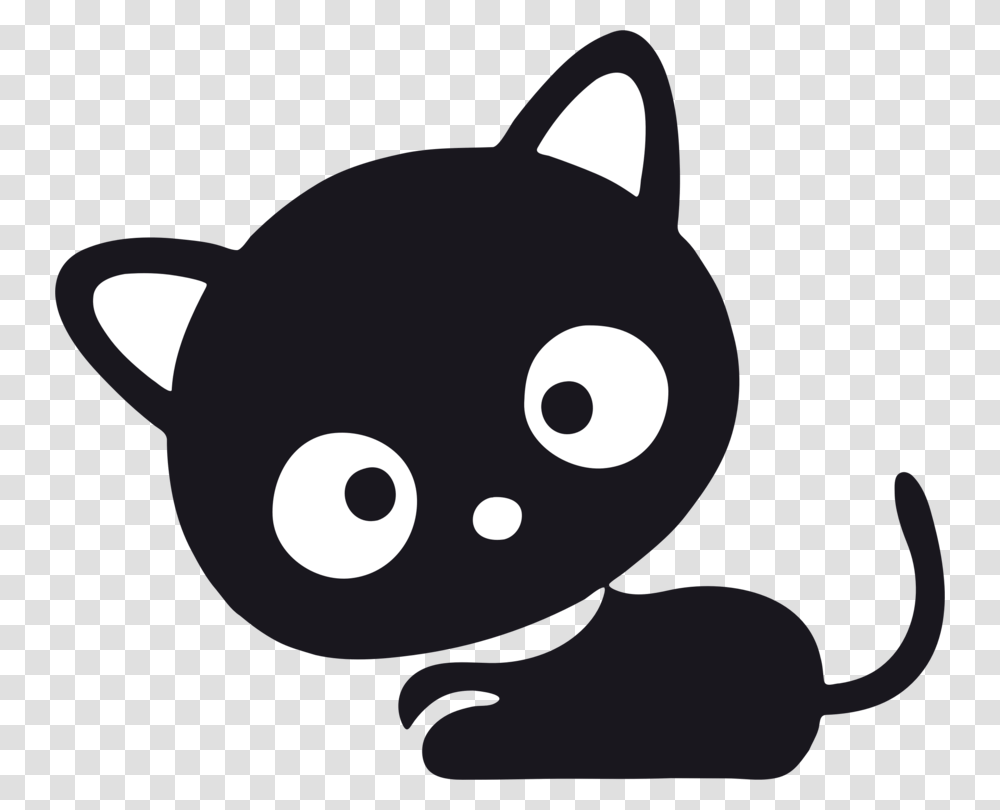 Black Catsmall To Medium Sized Catsdog Like Mammal Kitty Clip Art, Stencil Transparent Png