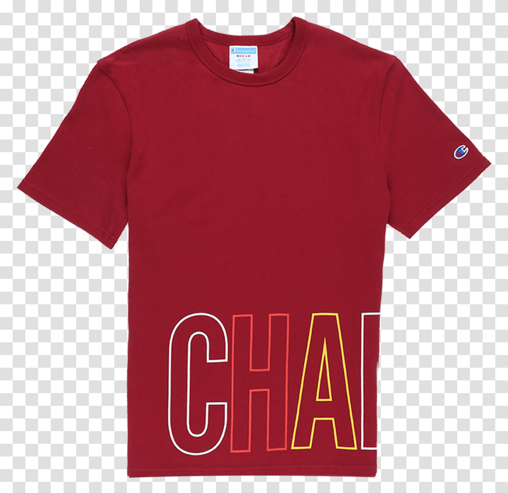 Black Champion Script T Shirt, Apparel, T-Shirt Transparent Png
