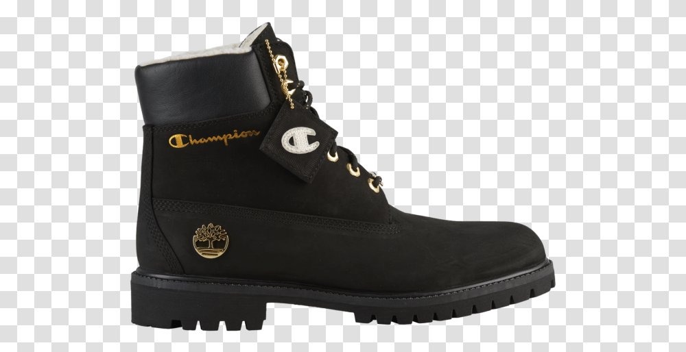 Black Champion Timberland Boots, Apparel, Shoe, Footwear Transparent Png