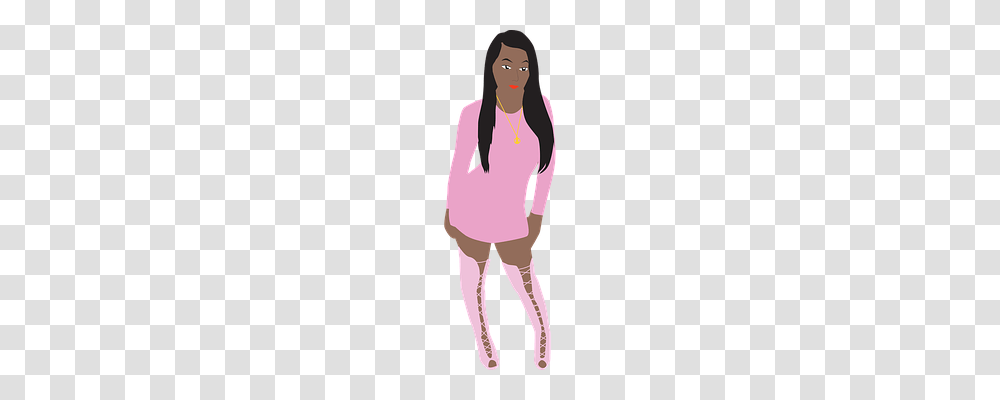 Black Chick Black Woman Person, Sleeve, Long Sleeve Transparent Png