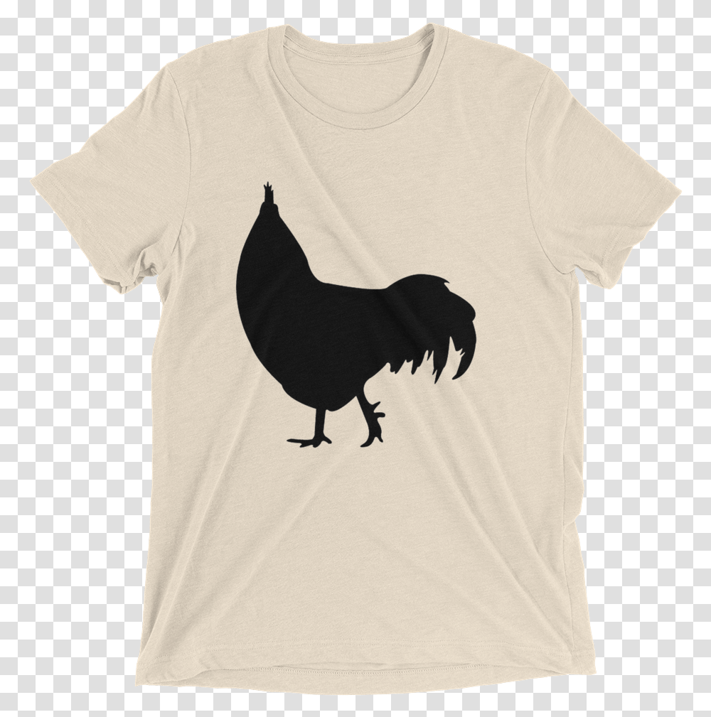Black Chicken Silhouette For Tshirts Rooster, Clothing, Apparel, Bird, Animal Transparent Png