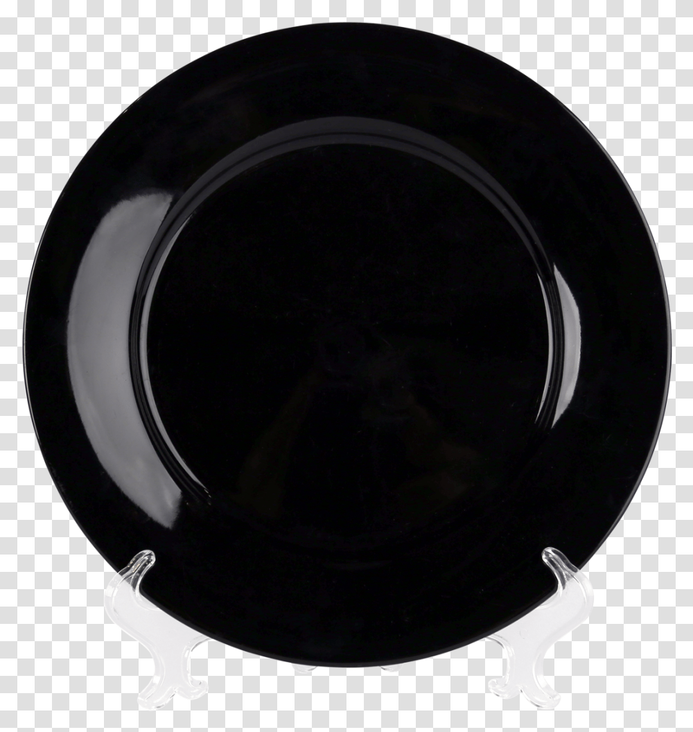 Black China 10 Dinner Plate Circle, Porcelain, Art, Pottery, Saucer Transparent Png